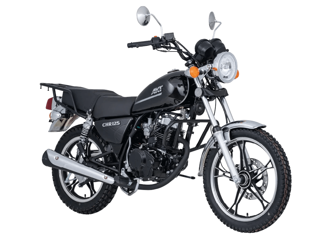 Moto color Negro - vista 360