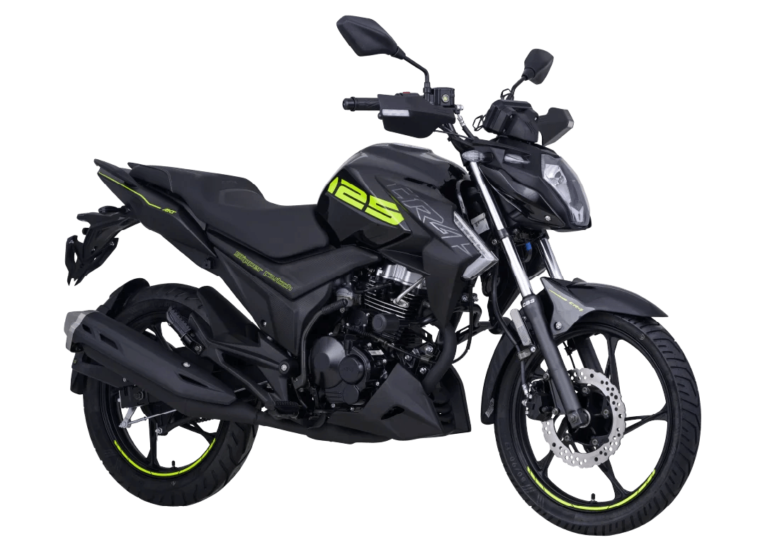 Moto color Negro - vista 360