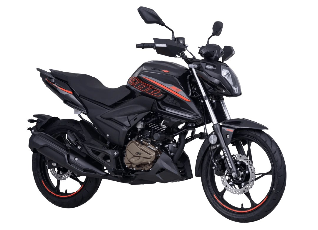 Moto color Negro - vista 360