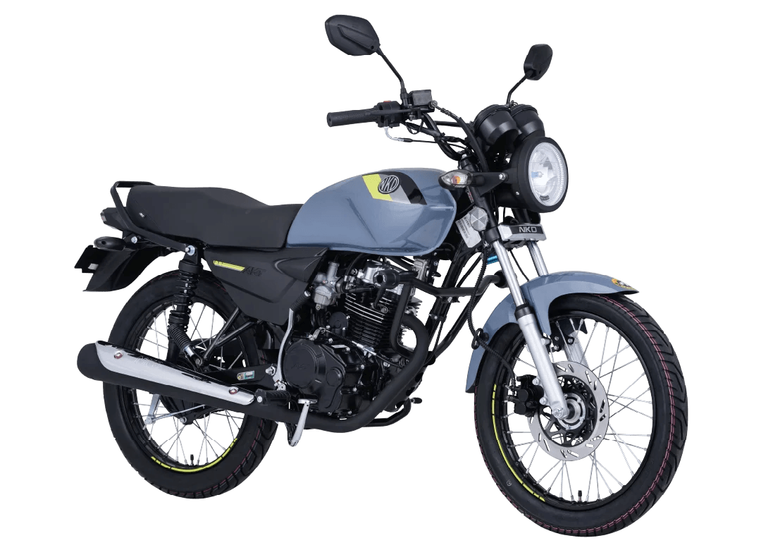Moto color Gris - vista 360