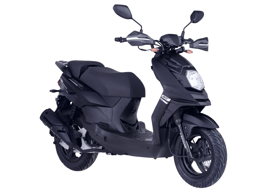 Moto color Negro - vista 360