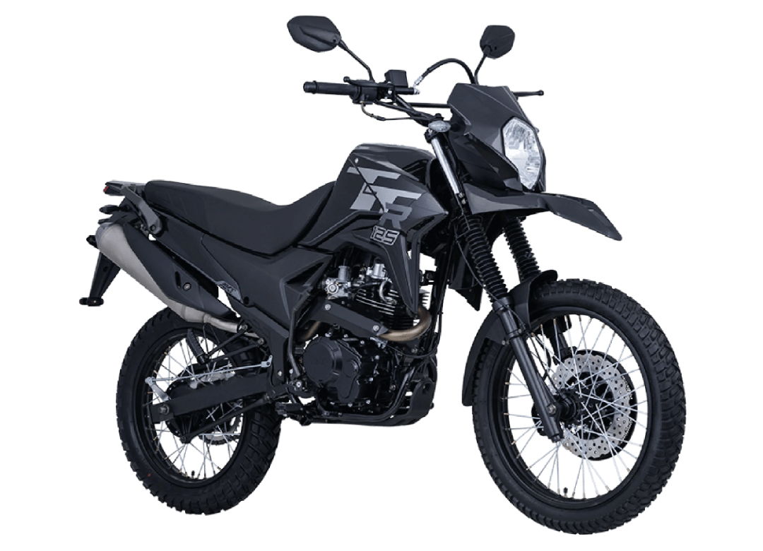 Moto color Negro - vista 360