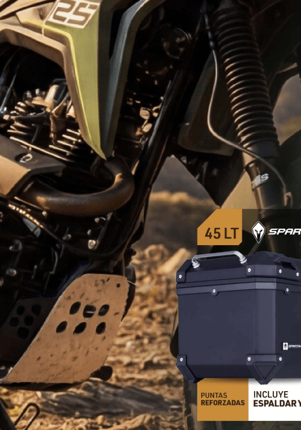AKT TTR 125 Verde militar - vista 4