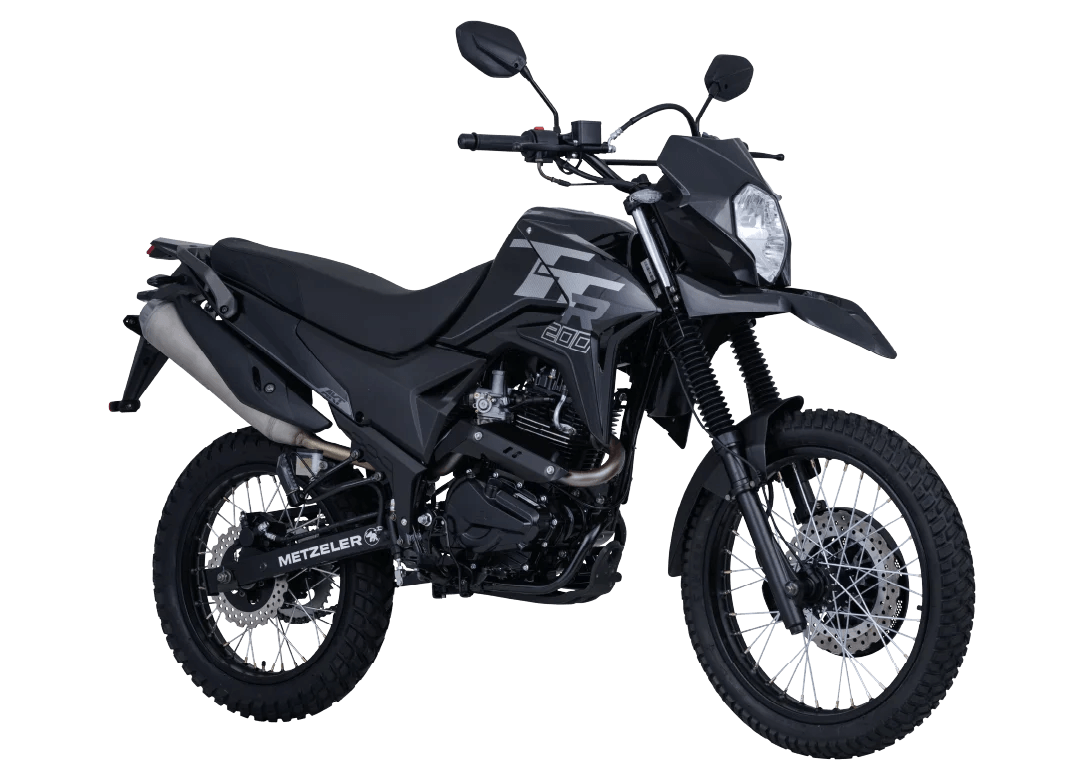 Moto color Negro - vista 360