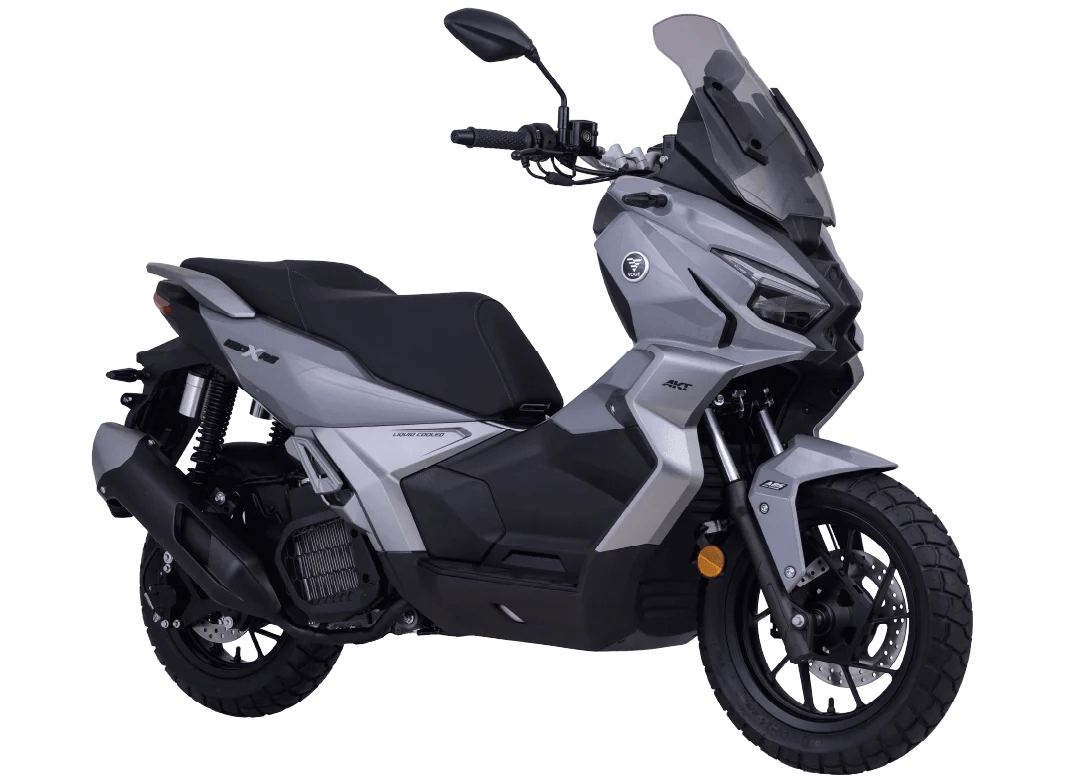 Moto color Gris - vista 360